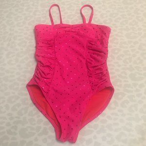 Old Navy, Girl's One Piece Swim Wear, Hot Pink
